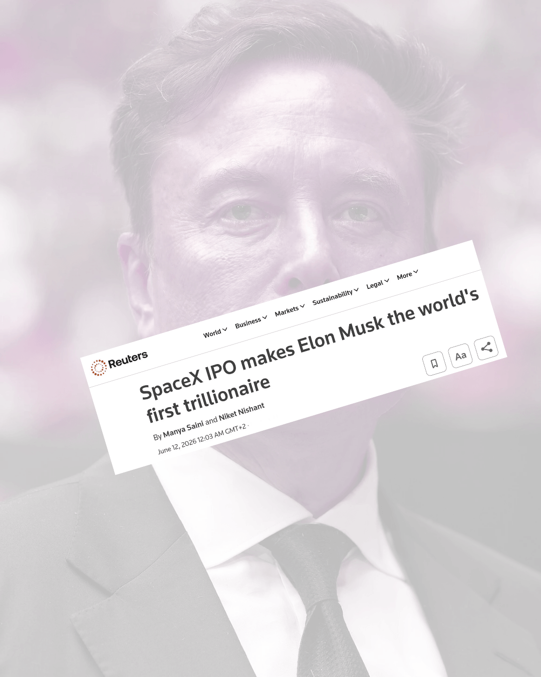 SpaceX IPO makes Elon Musk the world's first trillionaire