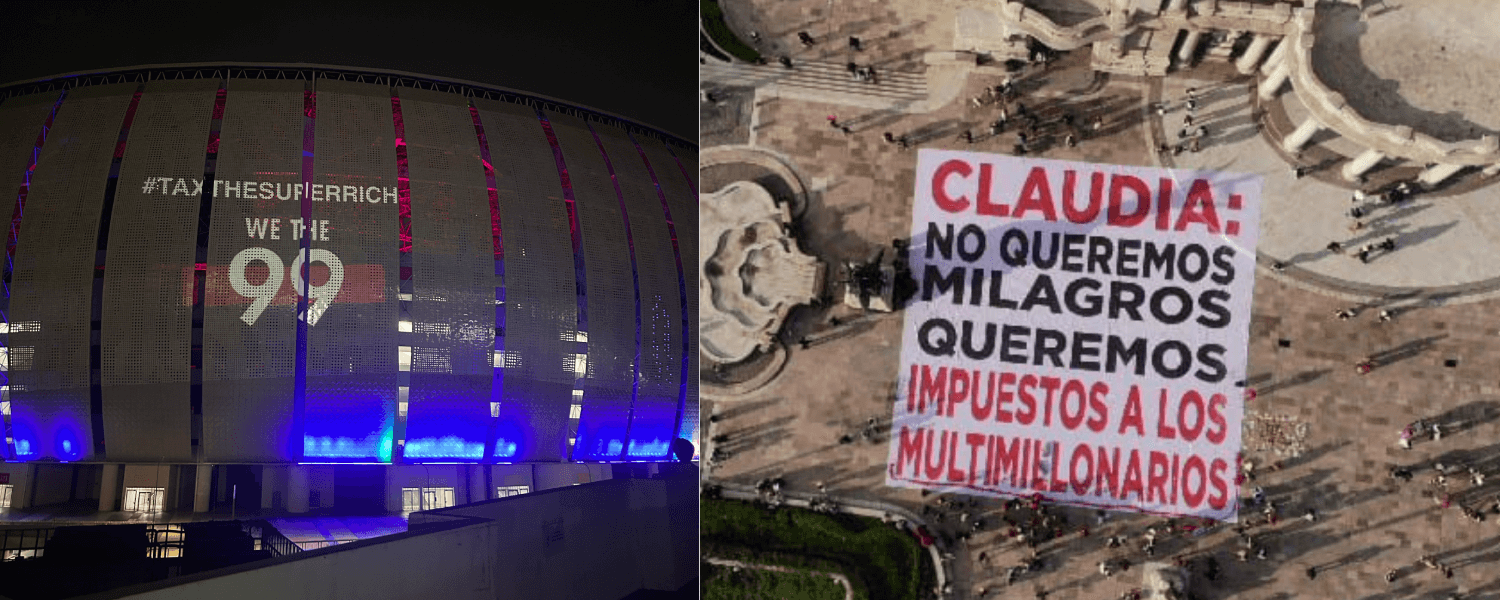 Two continents, one demand: call time on extreme wealth, austerity